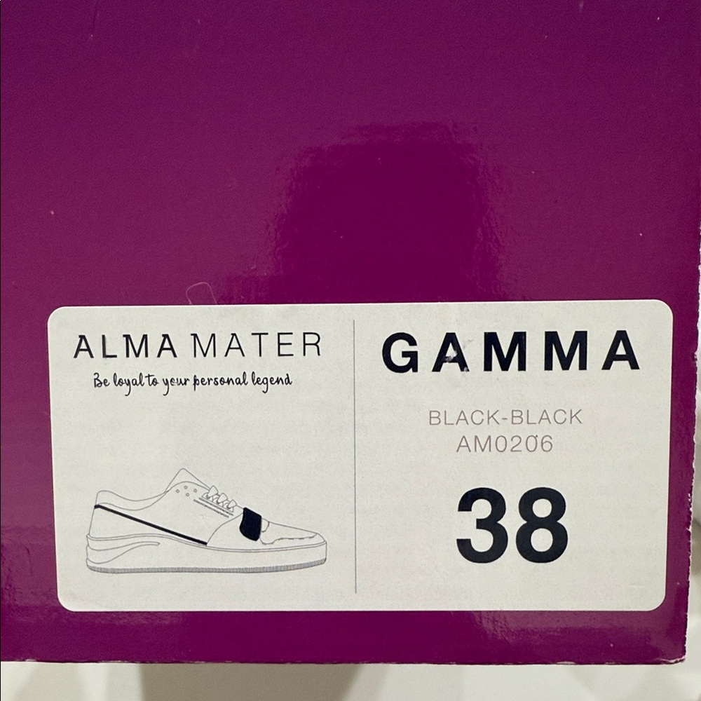 Alma Mater Women's Black Sneakers